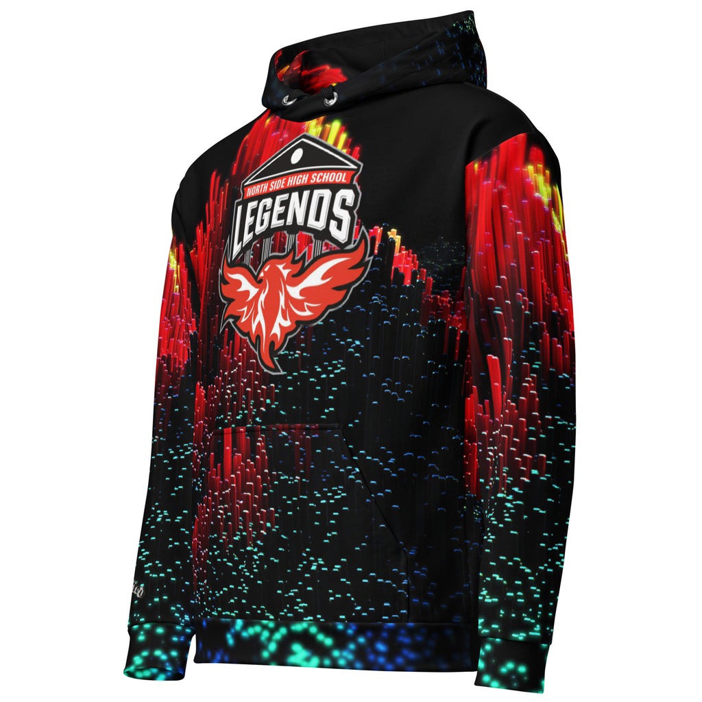 North Side H.S. All-Over Print Unisex Hoodie