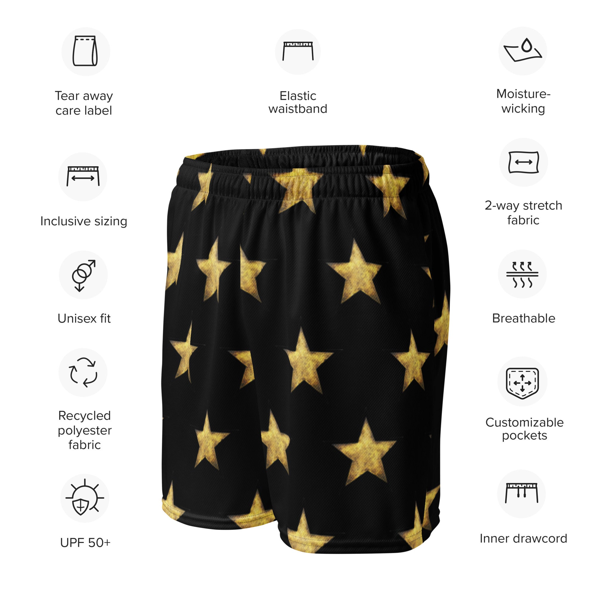 Unisex mesh shorts
