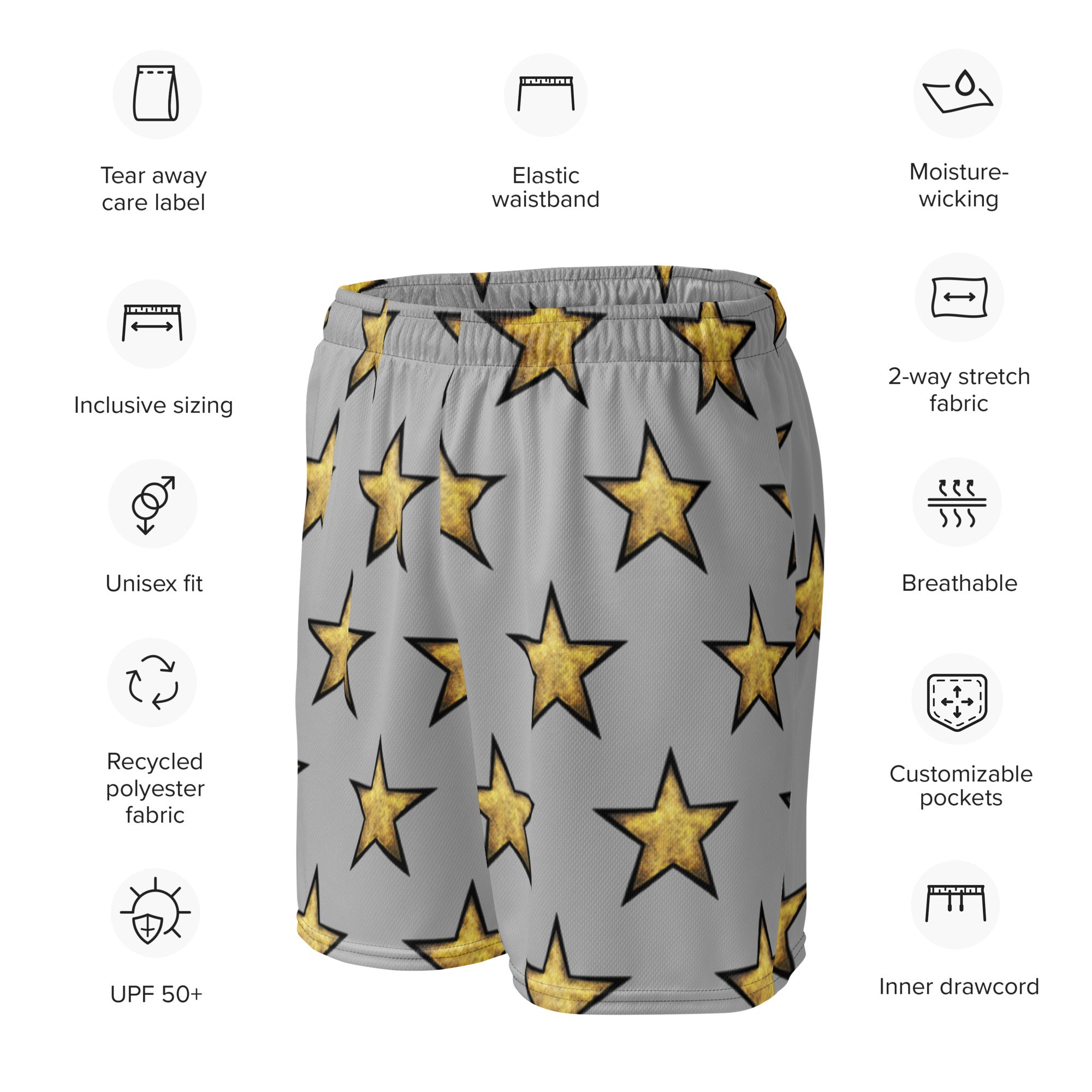 Unisex mesh shorts