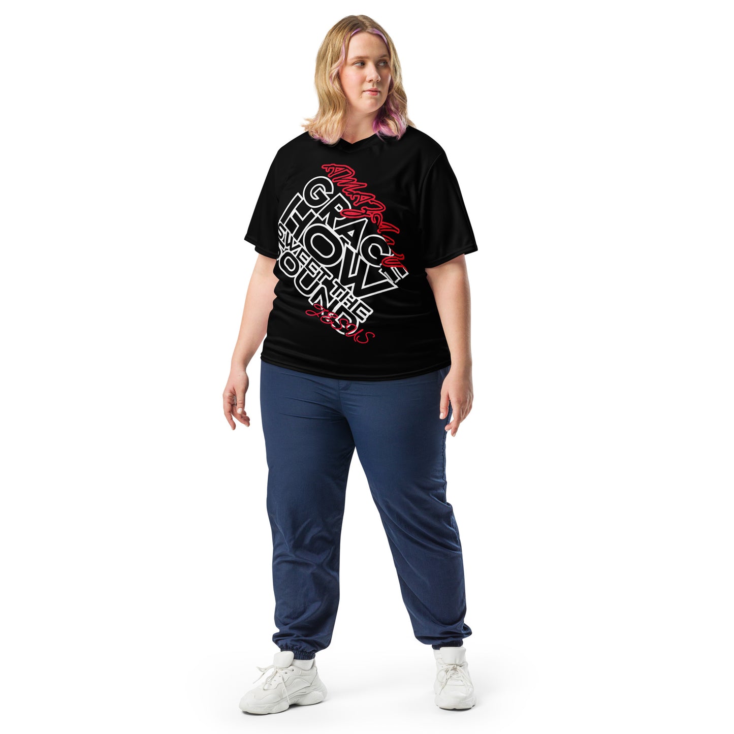 AMAZING GRACE- Recycled unisex sports jersey