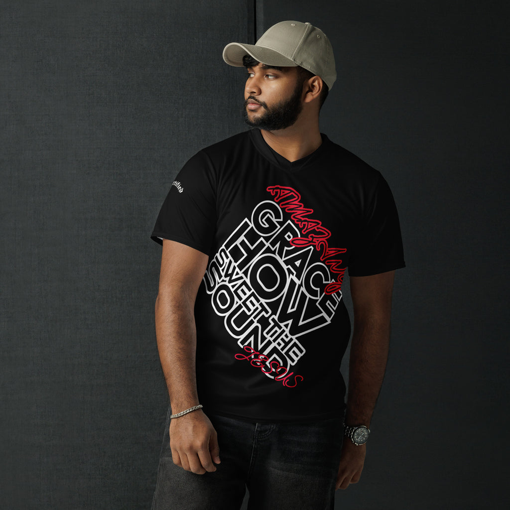 AMAZING GRACE- Recycled unisex sports jersey