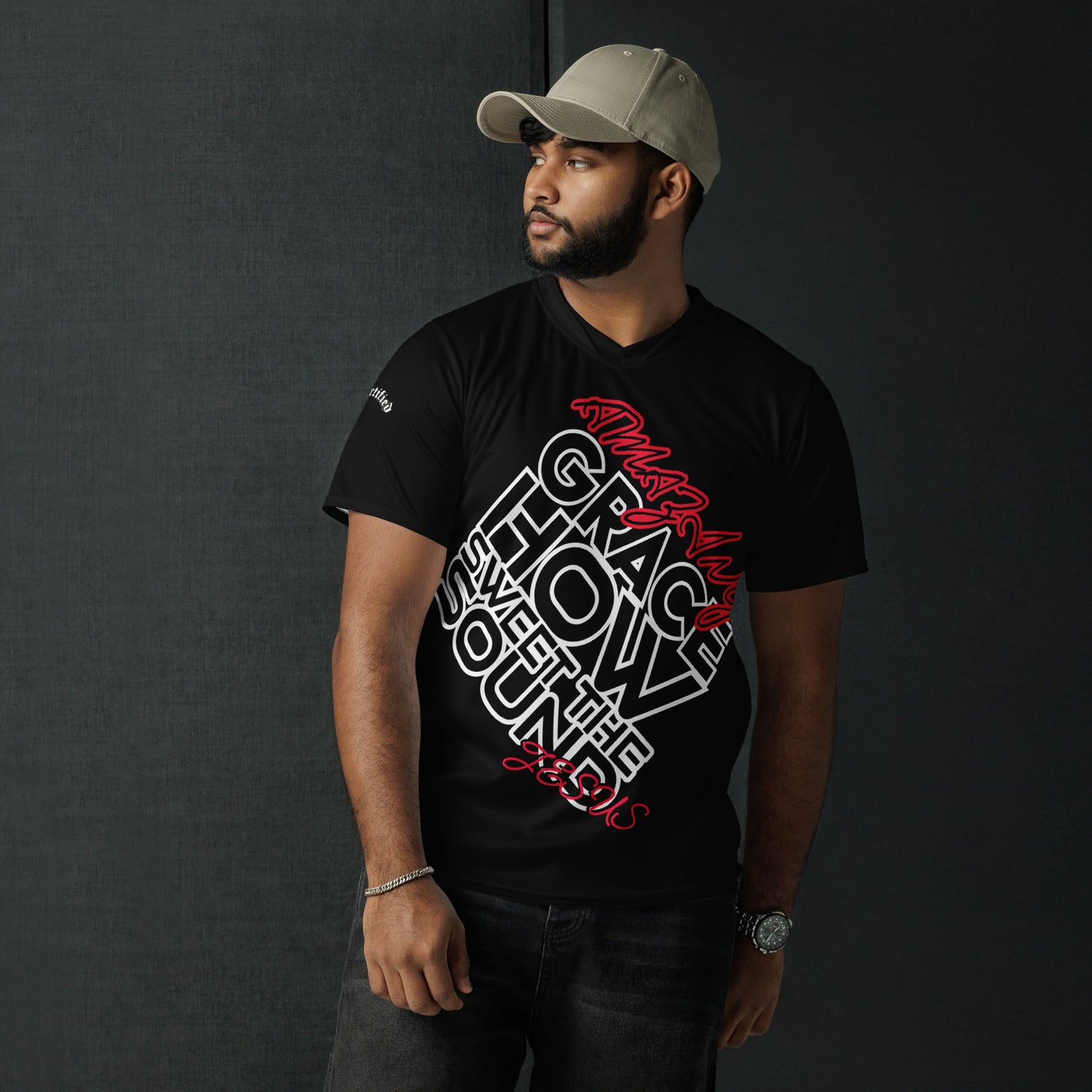 AMAZING GRACE- Recycled unisex sports jersey