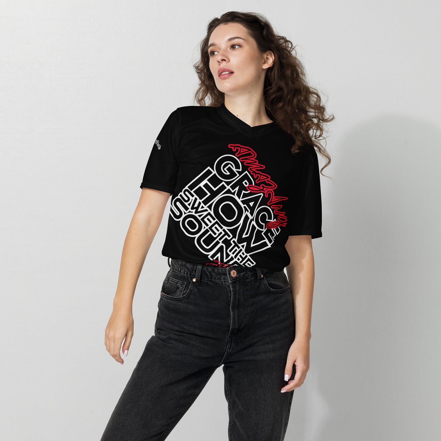 AMAZING GRACE- Recycled unisex sports jersey