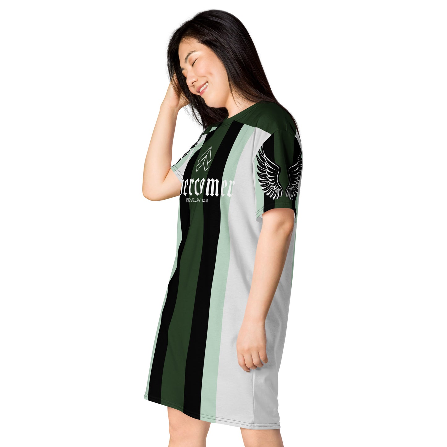 OVERCOMER- T-shirt dress, FREE SHIPPING