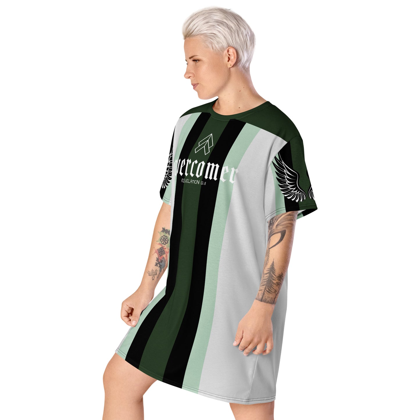 OVERCOMER- T-shirt dress, FREE SHIPPING