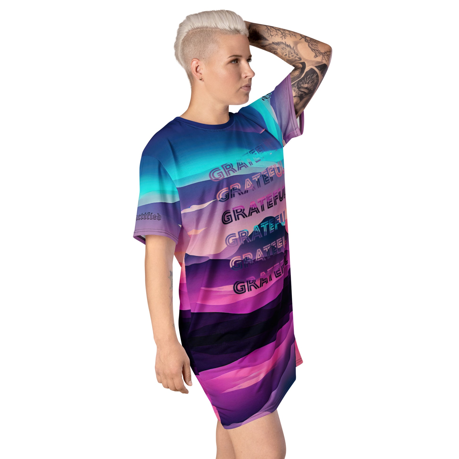 GRATEFUL- T-shirt dress