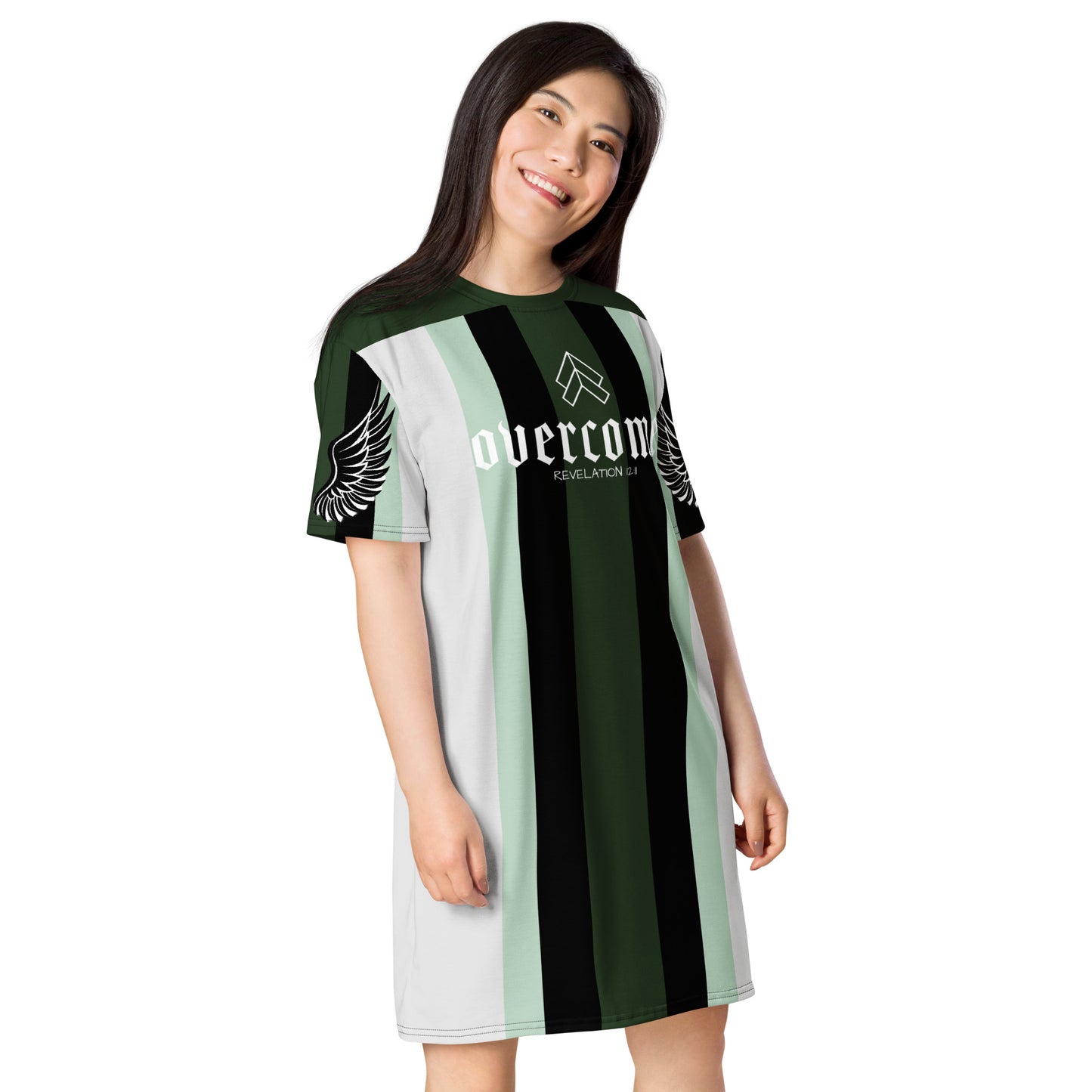 OVERCOMER- T-shirt dress, FREE SHIPPING
