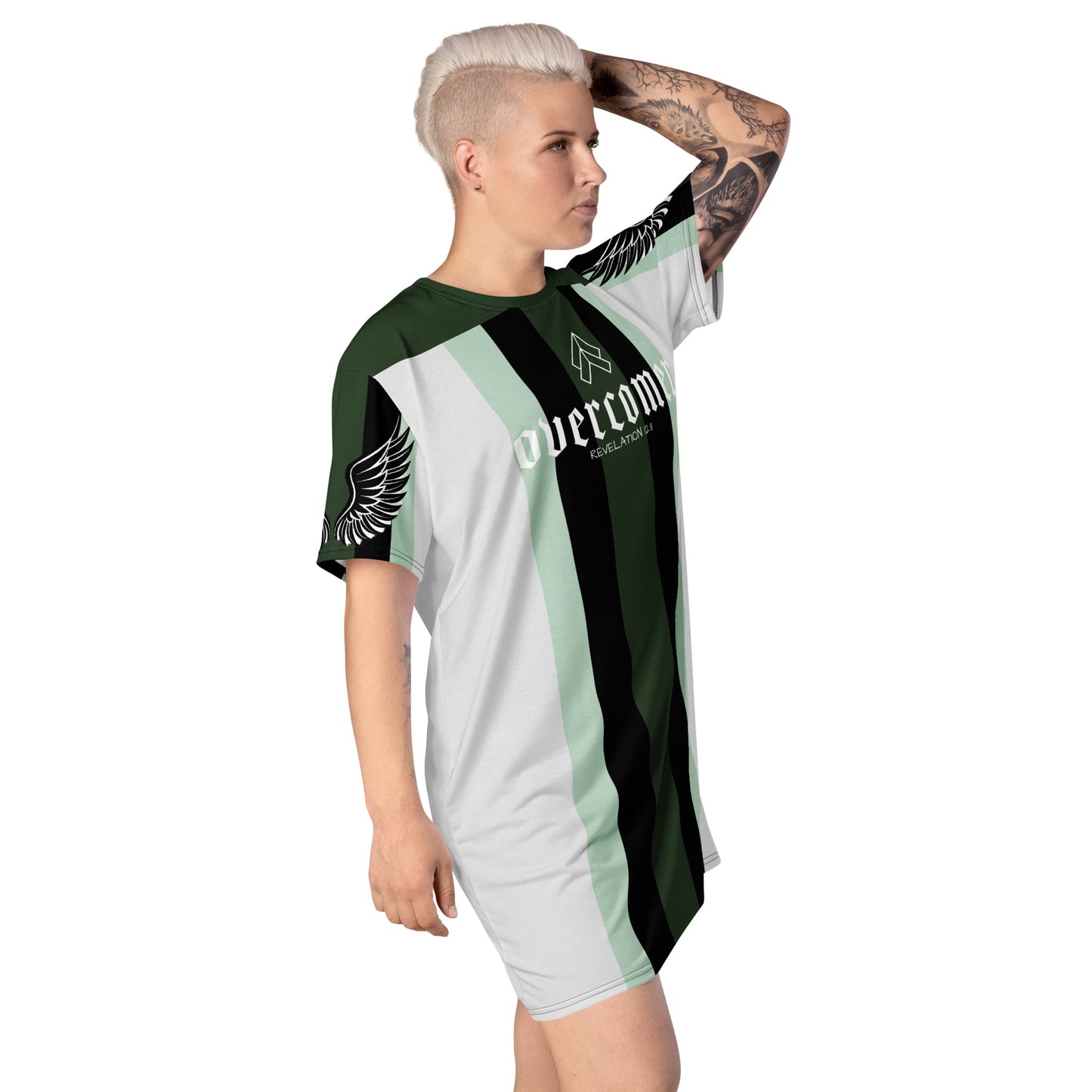OVERCOMER- T-shirt dress, FREE SHIPPING