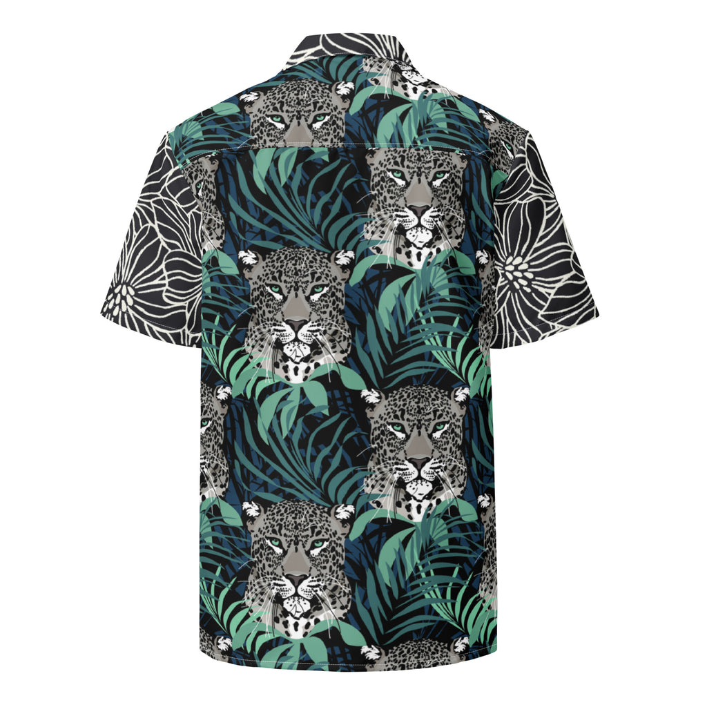 FEELIN' GOOD LEOPARD- Unisex button shirt