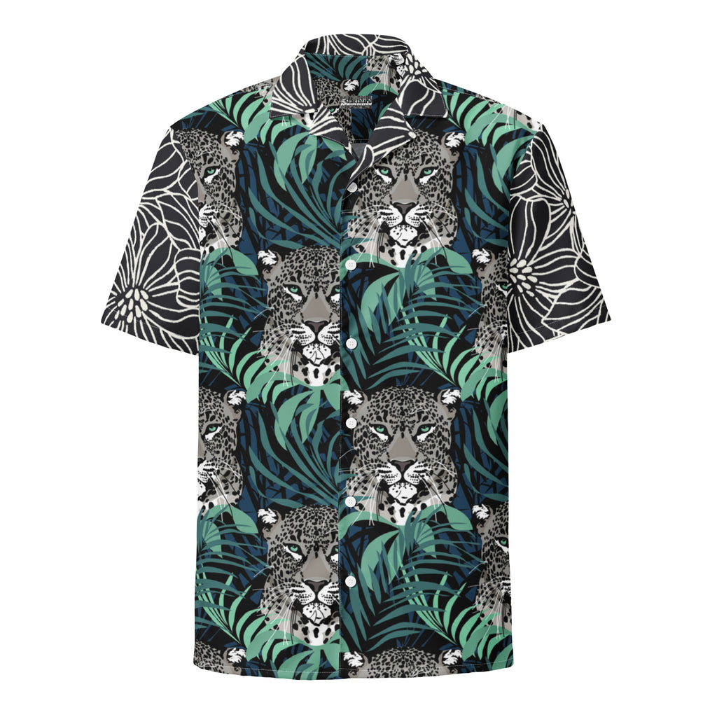 FEELIN' GOOD LEOPARD- Unisex button shirt