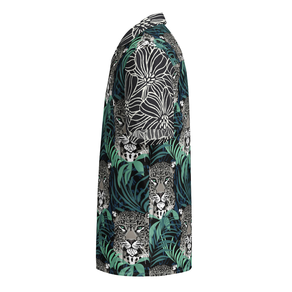 FEELIN' GOOD LEOPARD- Unisex button shirt