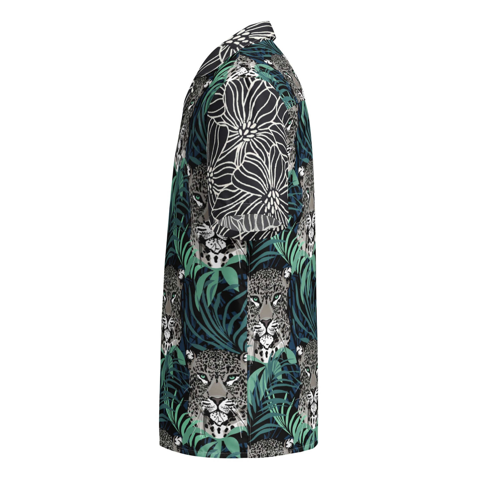 FEELIN' GOOD LEOPARD- Unisex button shirt