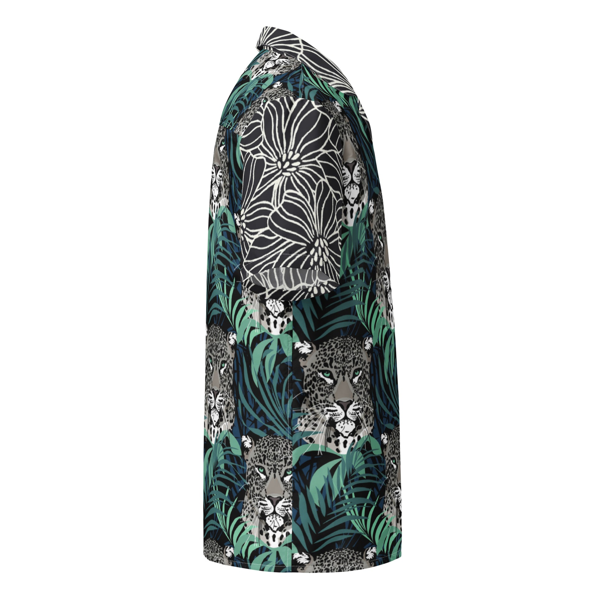 FEELIN' GOOD LEOPARD- Unisex button shirt