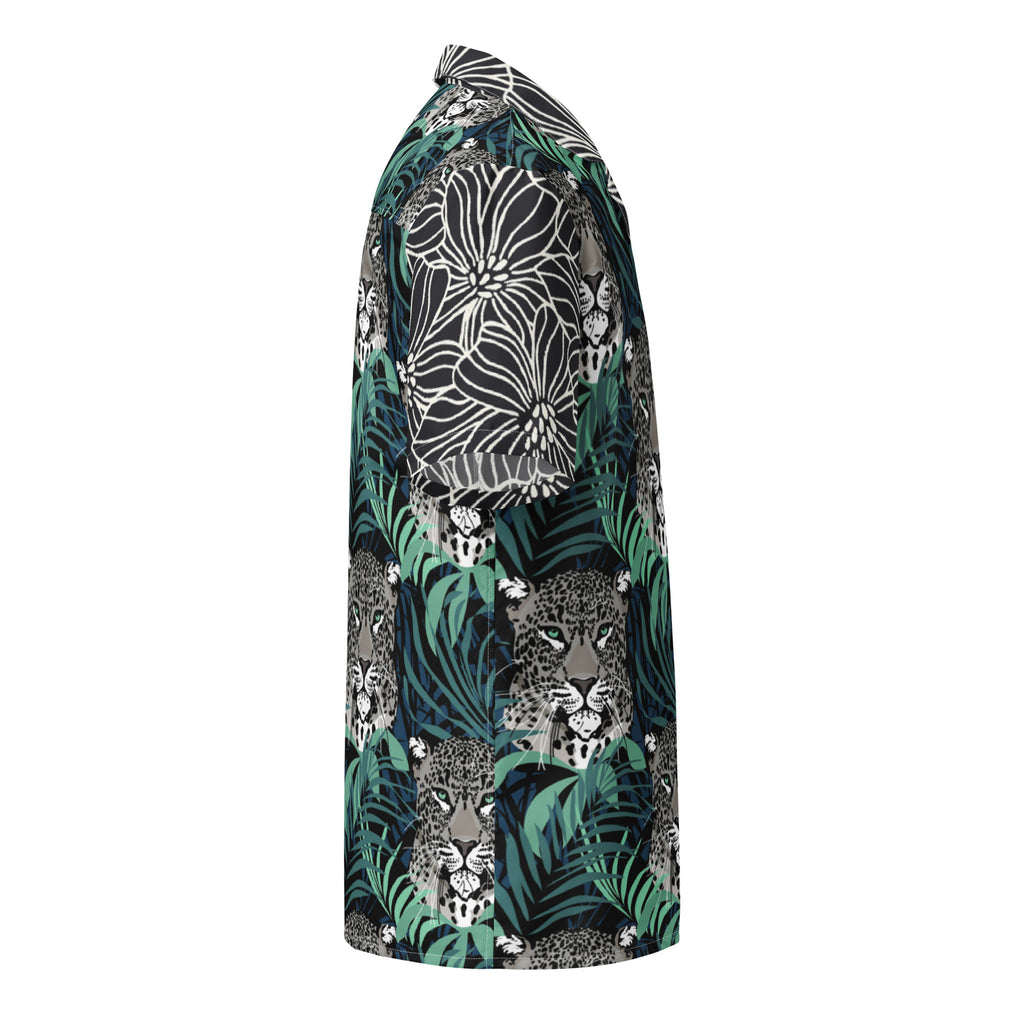 FEELIN' GOOD LEOPARD- Unisex button shirt