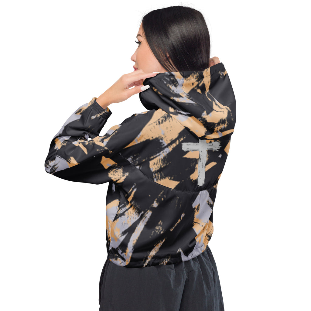 Blessed- Women’s cropped windbreaker