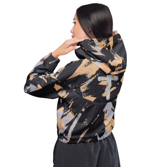 Blessed- Women’s cropped windbreaker