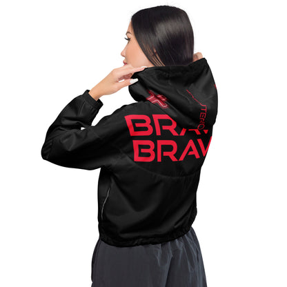 Women’s cropped windbreaker