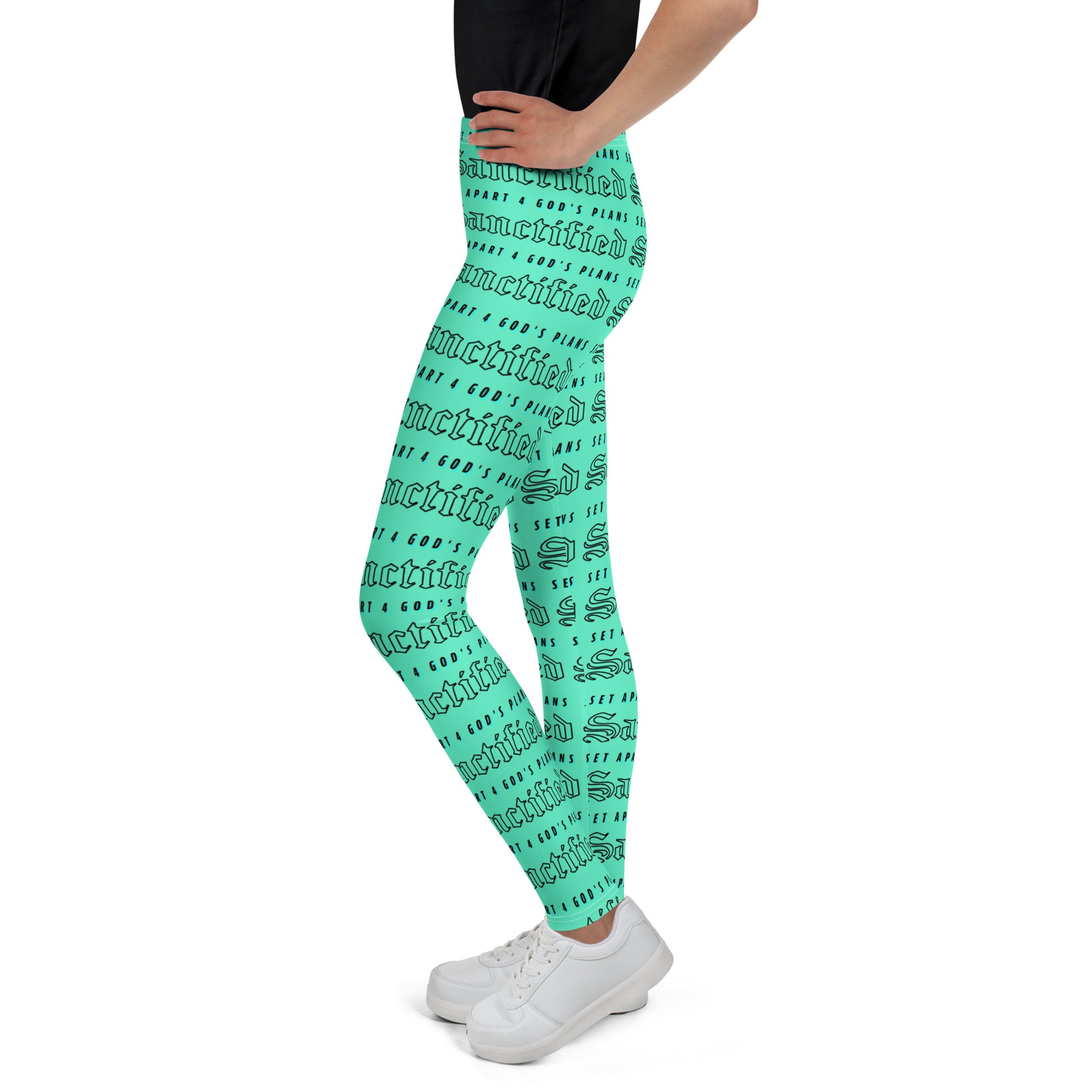 SANCTIFIED- Youth Leggings, FREE SHIPPING