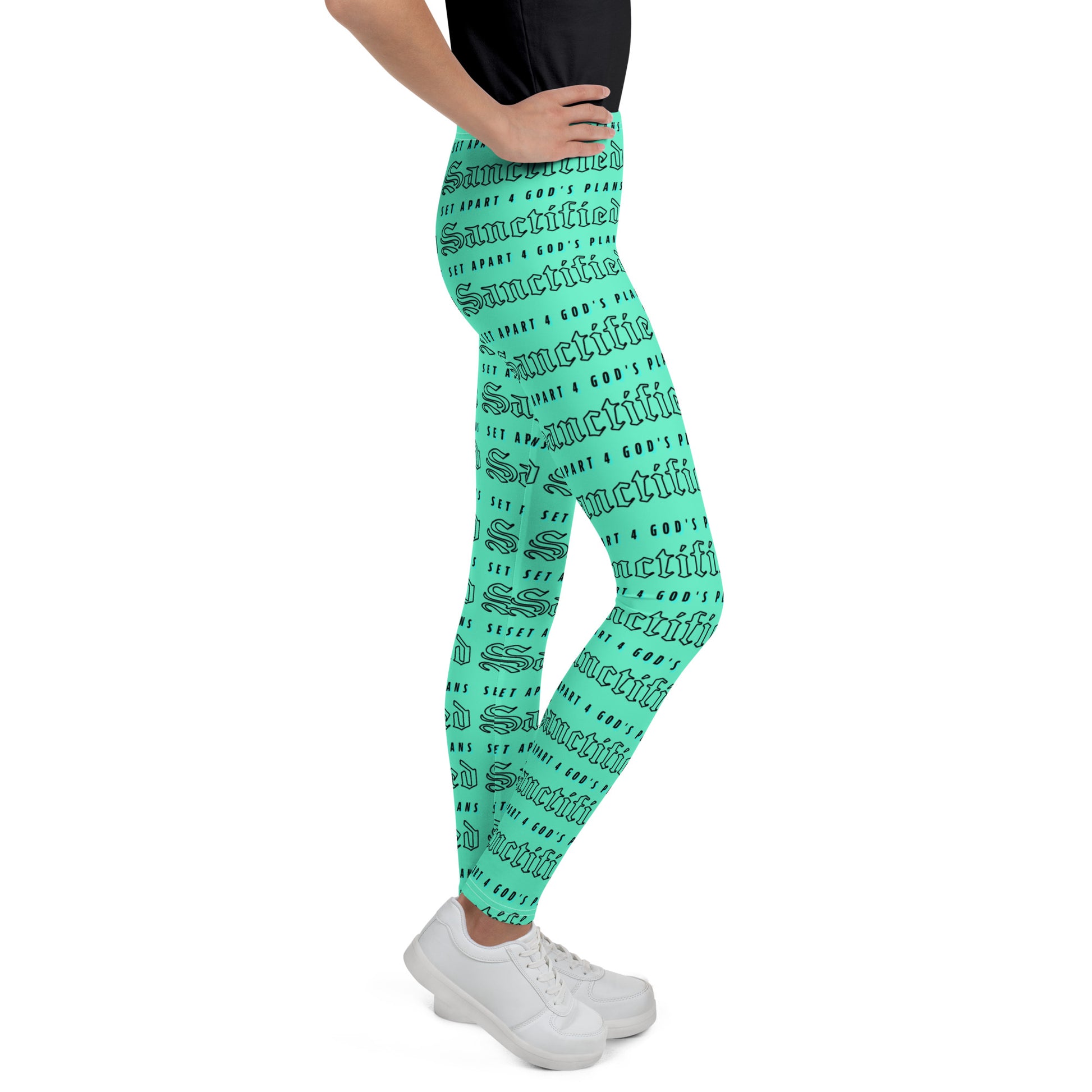 SANCTIFIED- Youth Leggings, FREE SHIPPING
