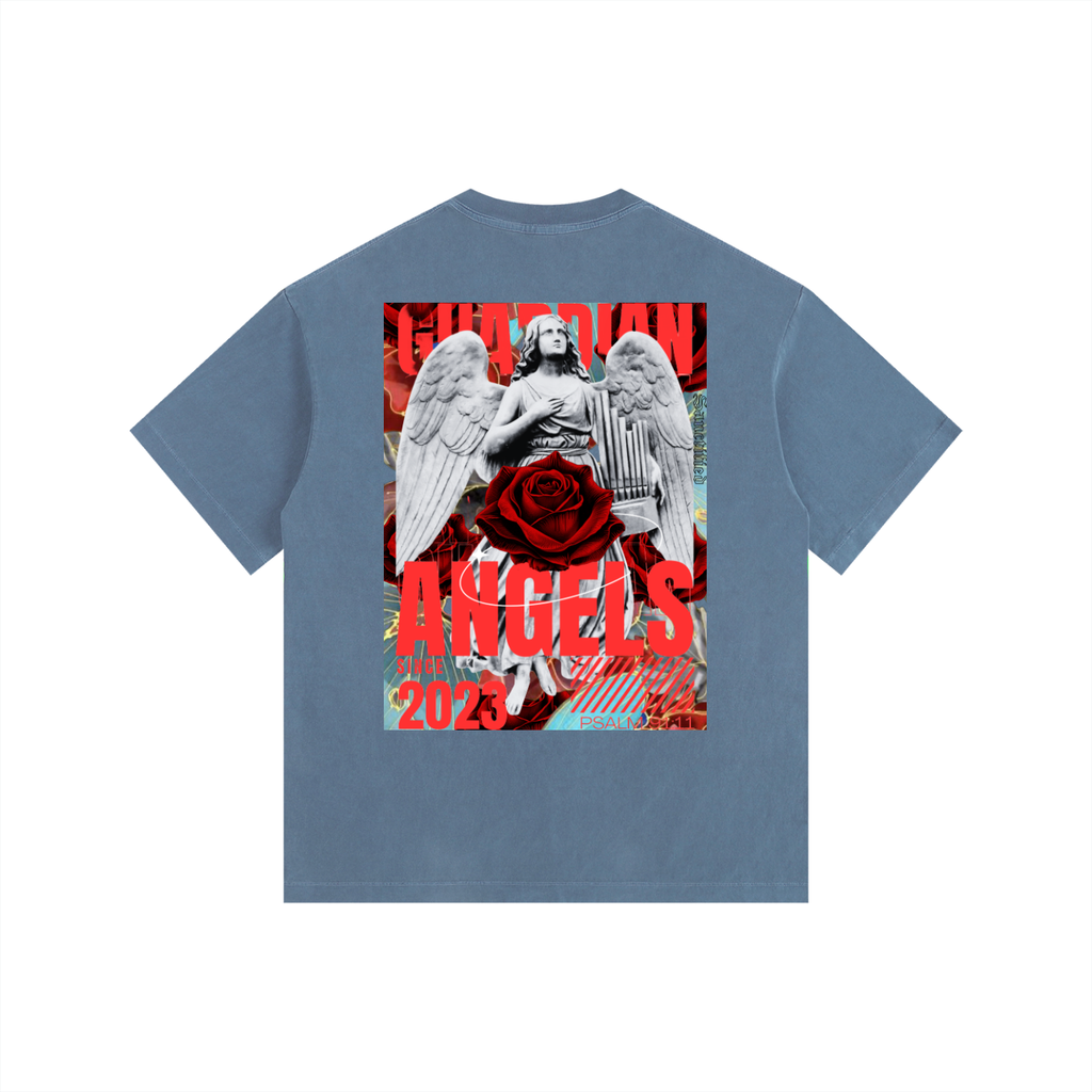 FEARLESS- Vintage Washed Oversized Cotton T-Shirt