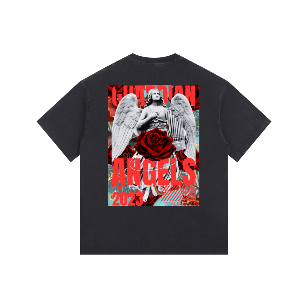 FEARLESS- Vintage Washed Oversized Cotton T-Shirt