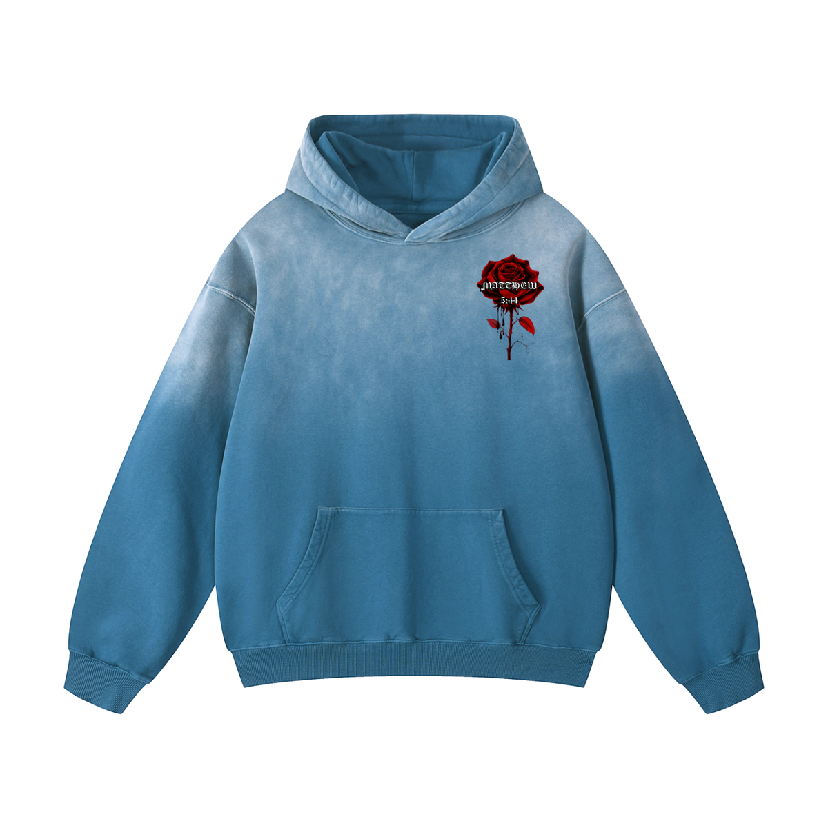 PRAY FOR YOUR ENEMIES- Heavyweight Sunfade Oversized Hoodie