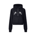Fearless- Cropped Half-Zip Hoodie
