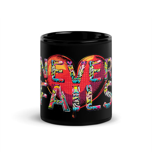 Black Glossy Mug