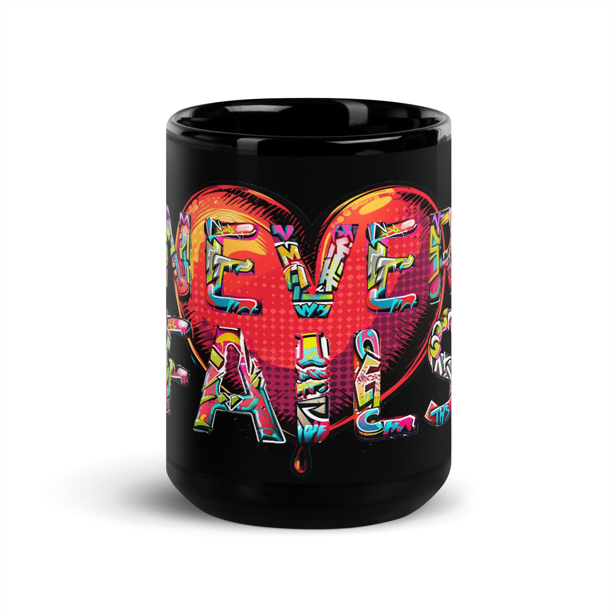Black Glossy Mug