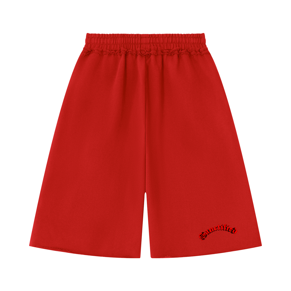 BOLD AS A LION- Unisex Heavyweight Raw Edge Shorts