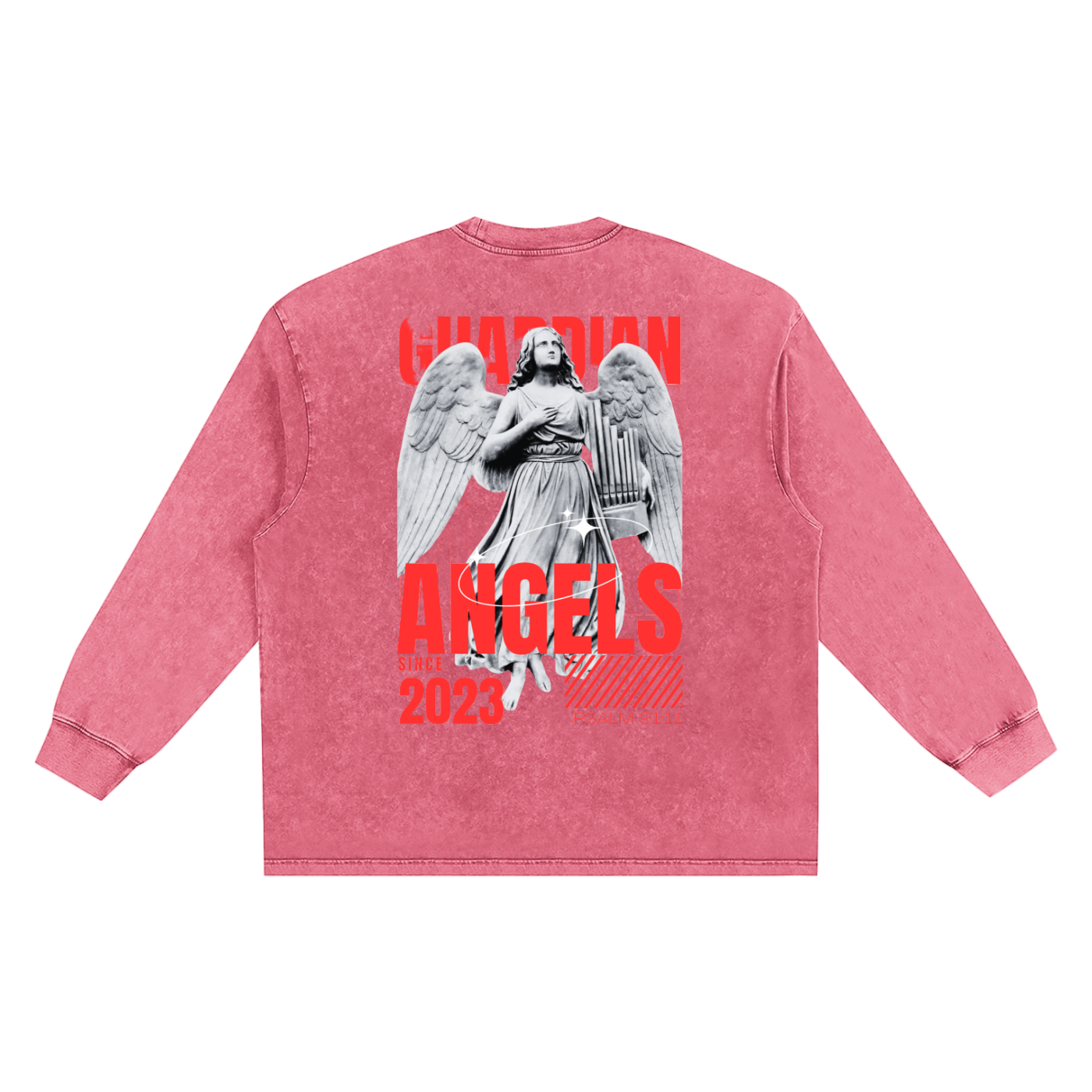 Snow Washed Frayed Edge T-Shirt