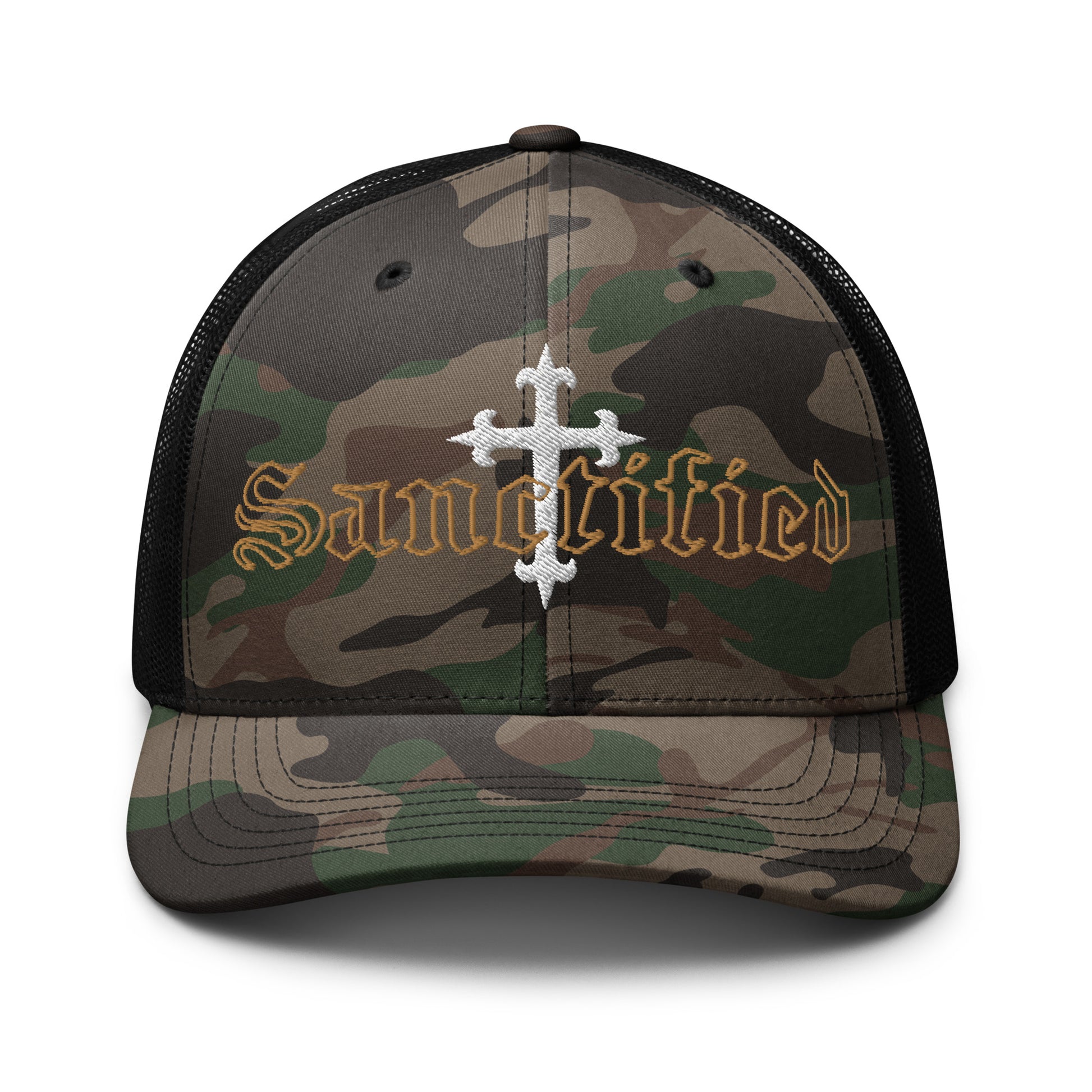 Sanctified- Camouflage trucker hat
