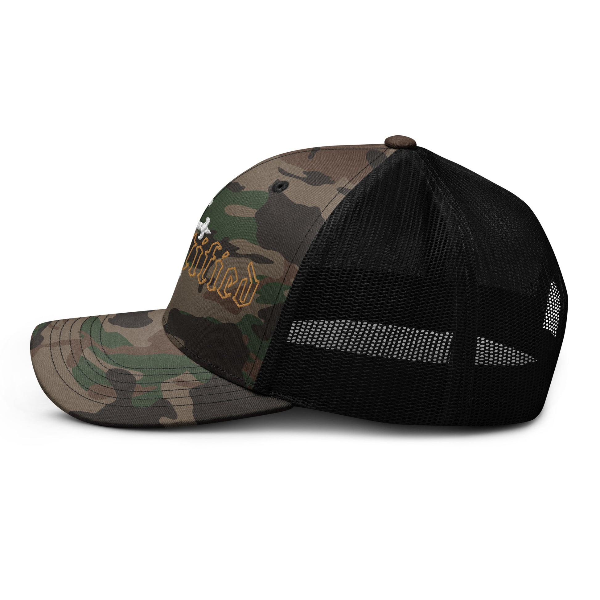 Sanctified- Camouflage trucker hat