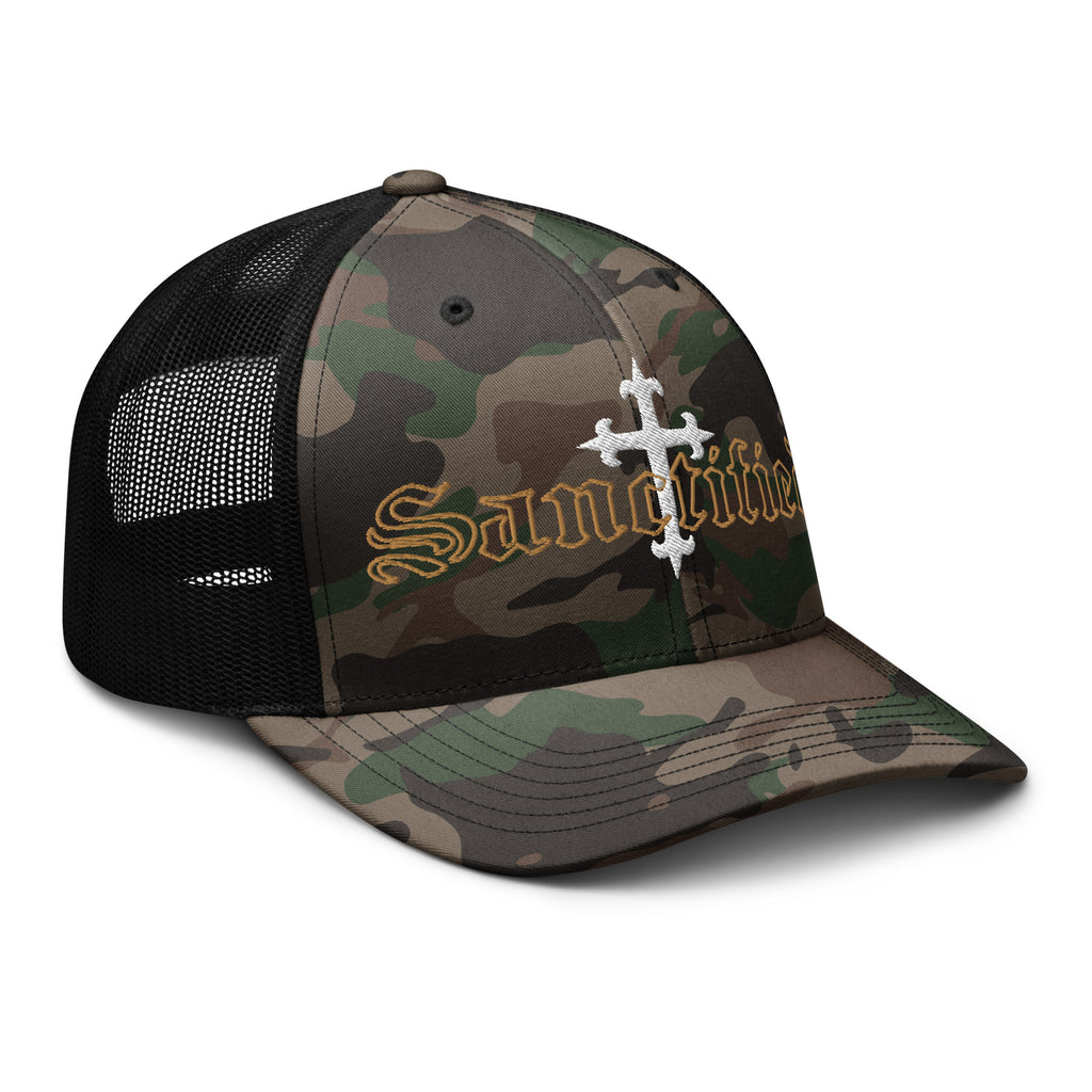 Sanctified- Camouflage trucker hat