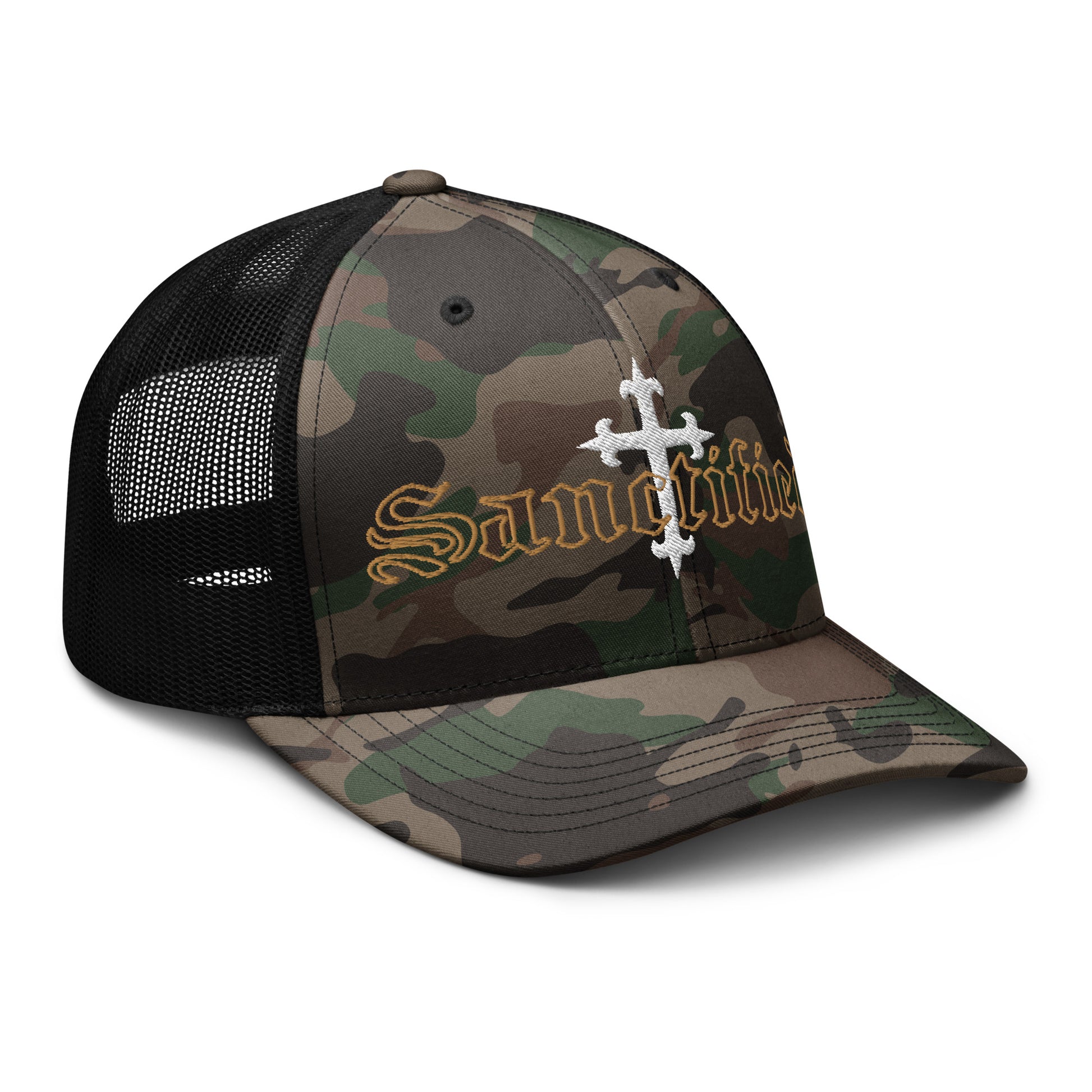 Sanctified- Camouflage trucker hat