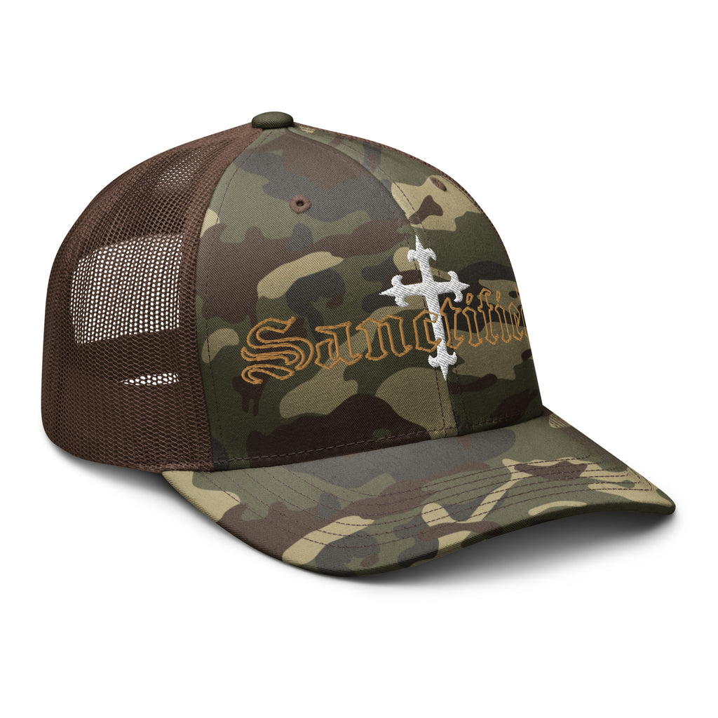 Sanctified- Camouflage trucker hat