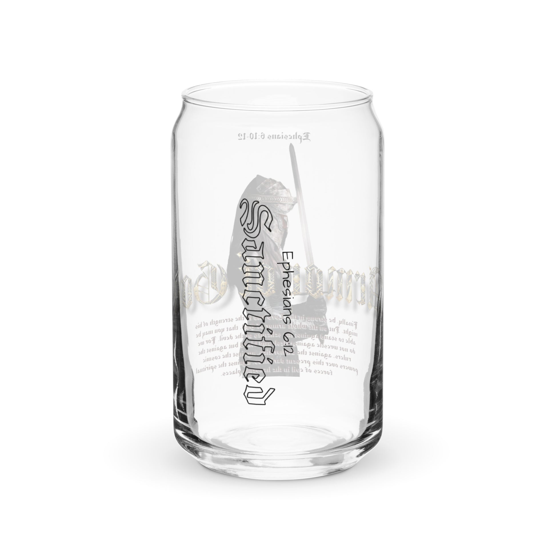 Can-shaped glass