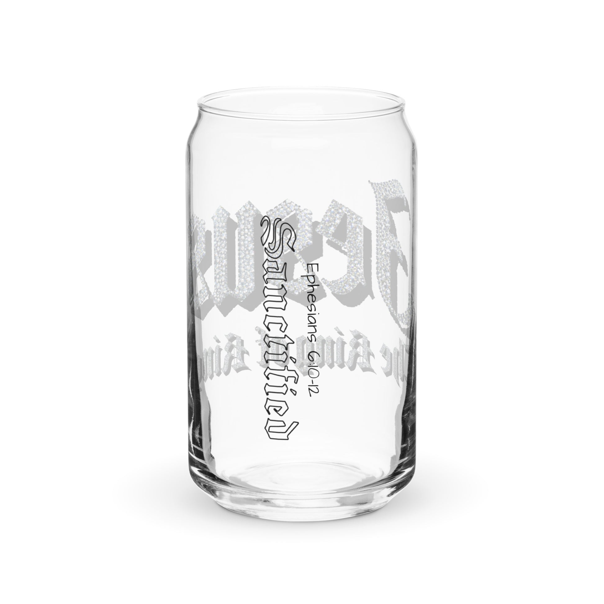 Can-shaped glass