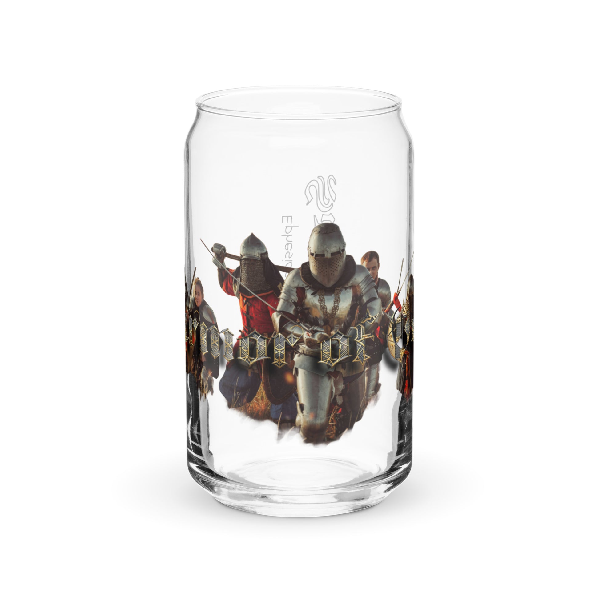 Can-shaped glass