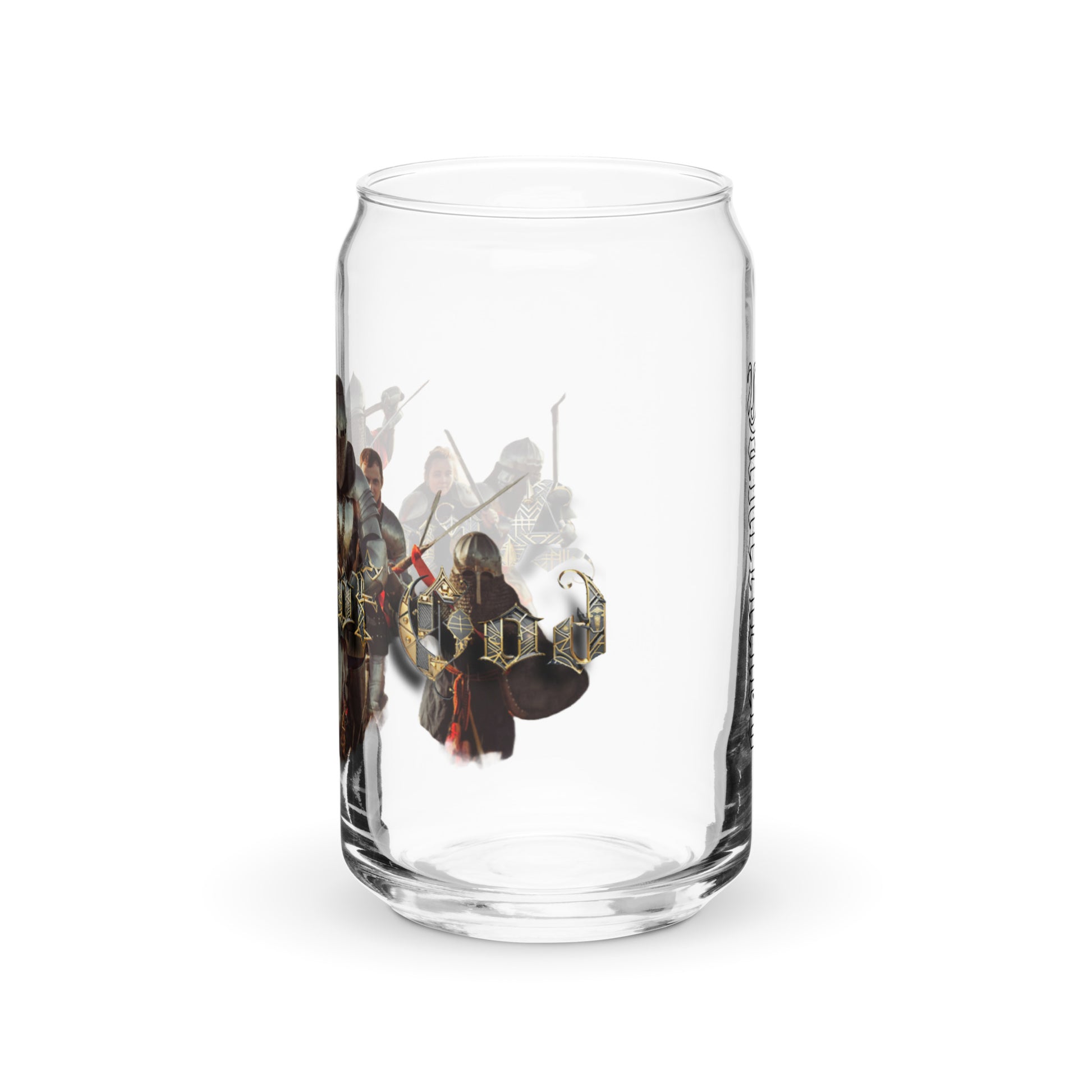 Can-shaped glass