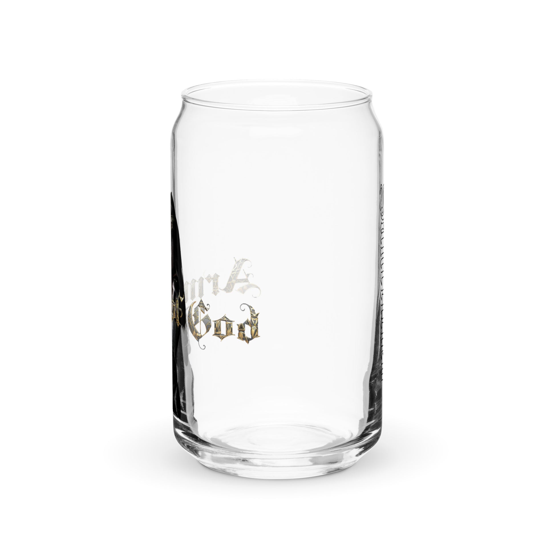 Can-shaped glass