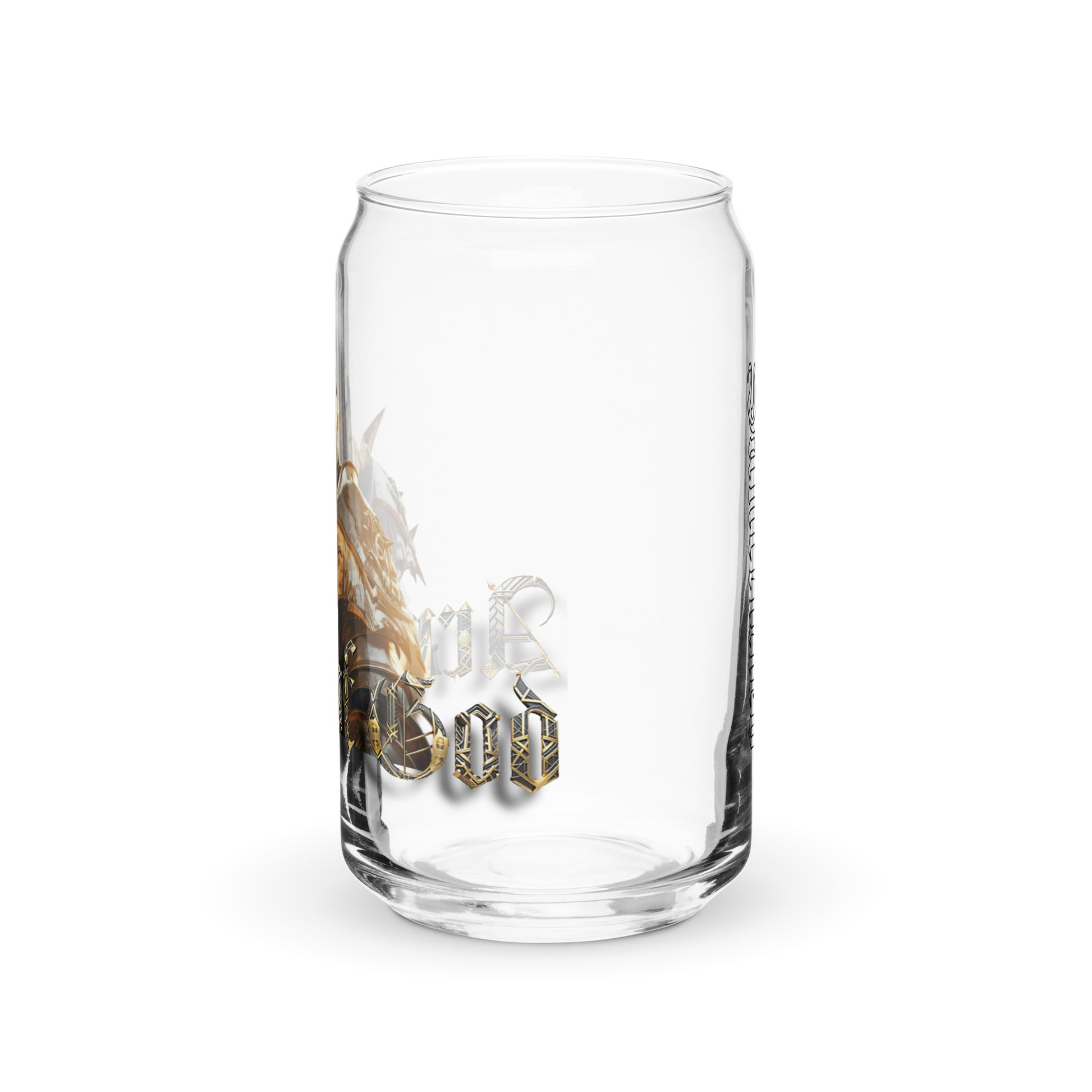 Can-shaped glass