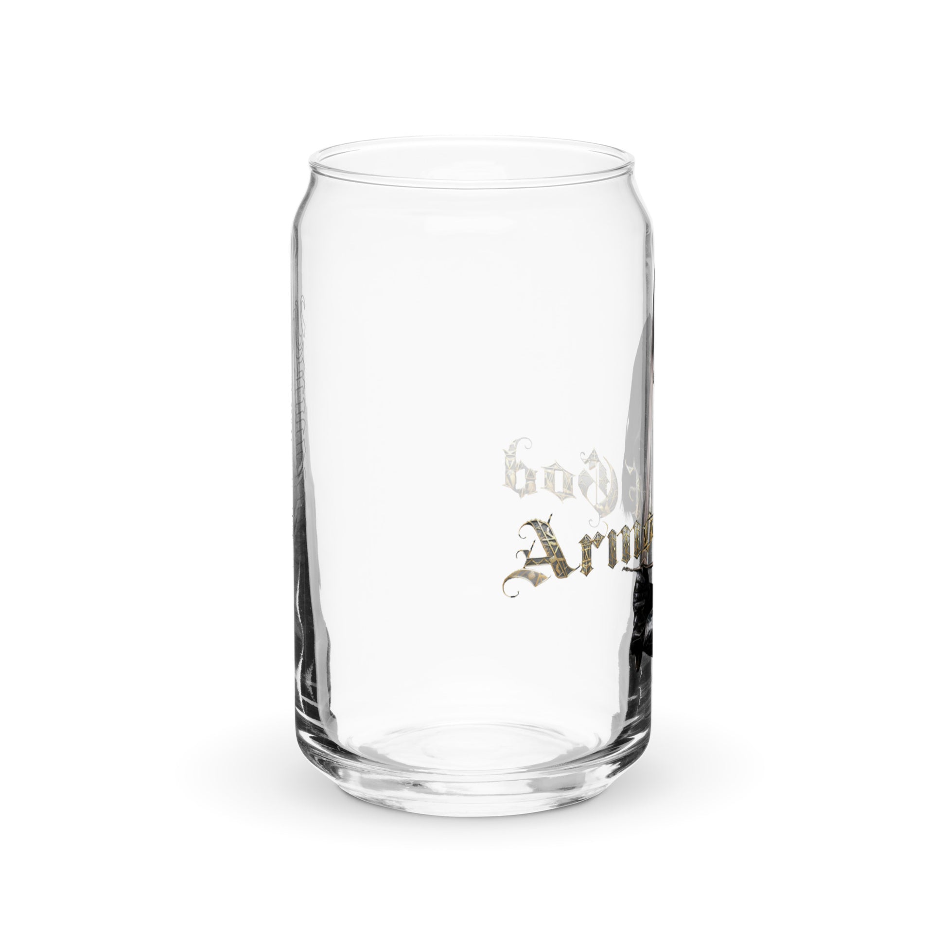 Can-shaped glass