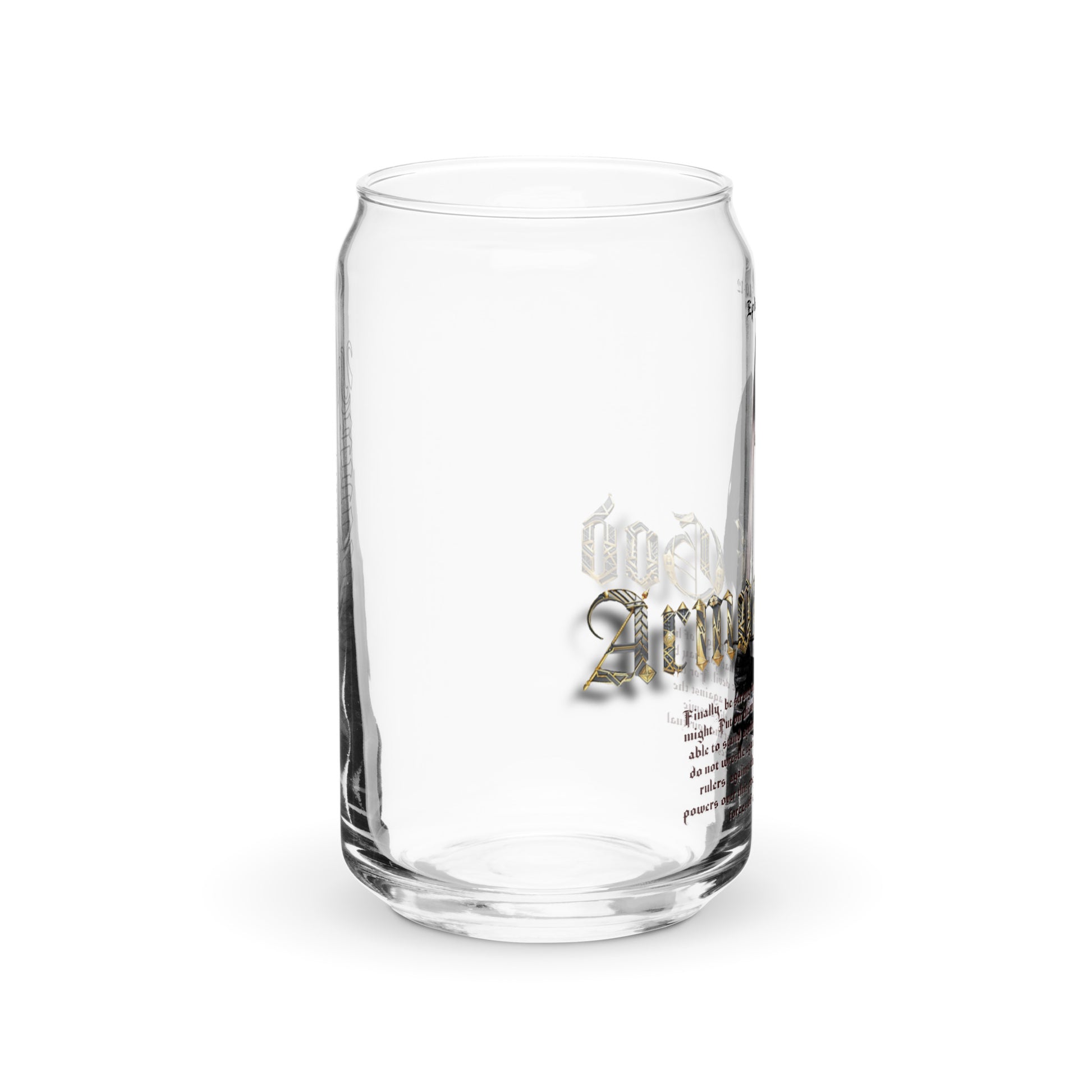 Can-shaped glass
