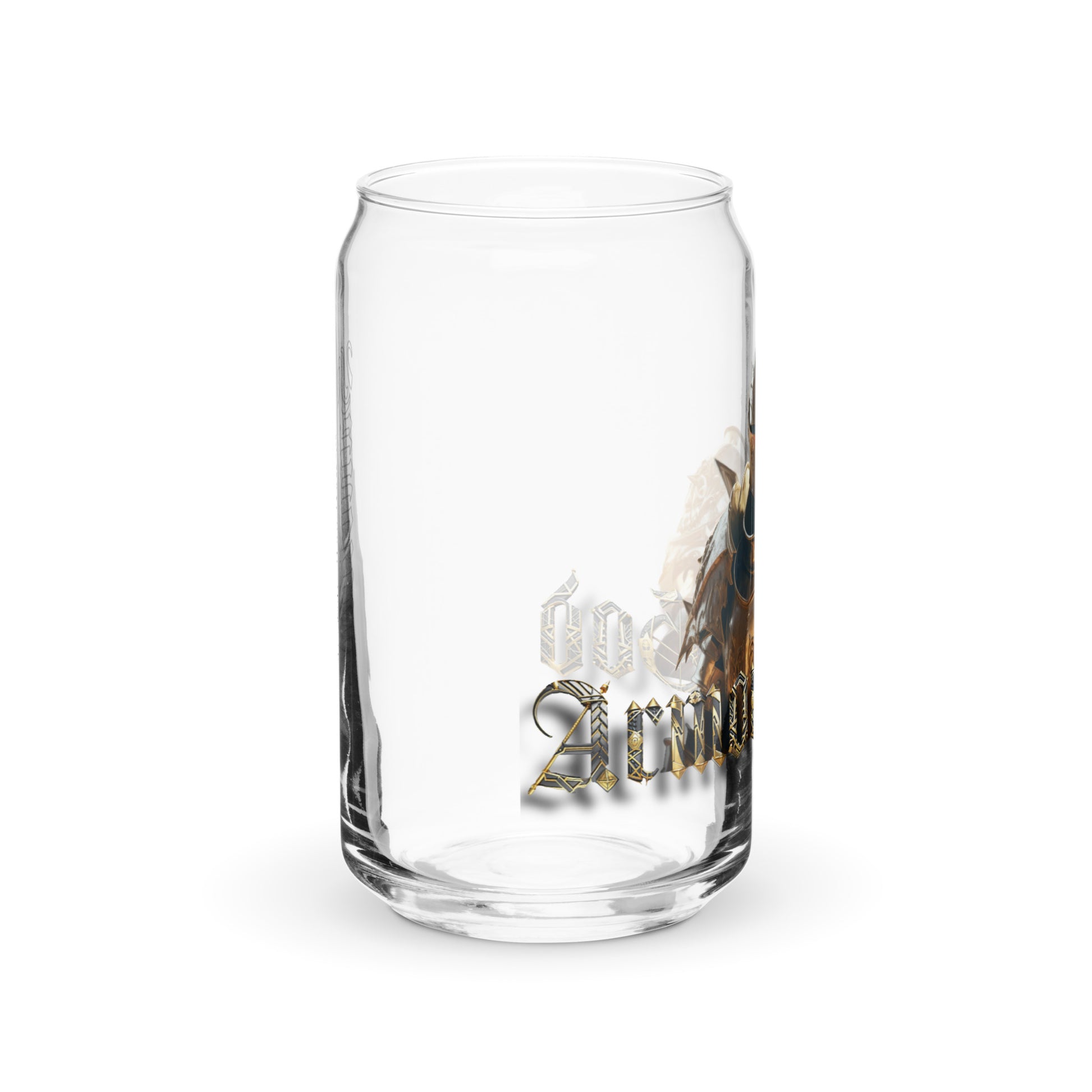 Can-shaped glass