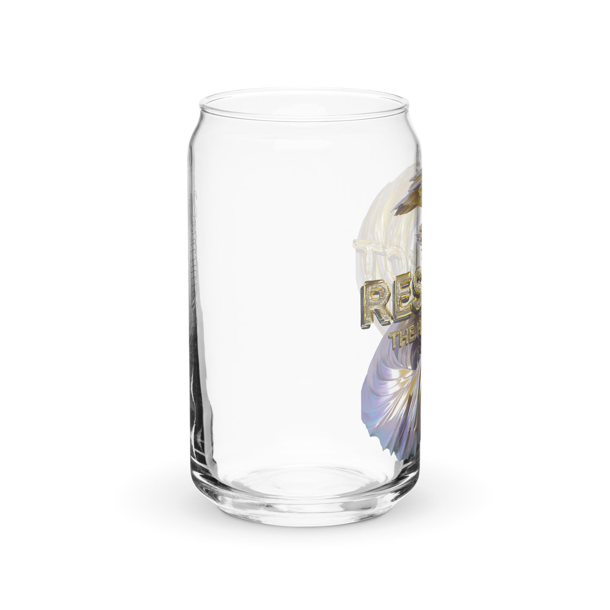 Can-shaped glass