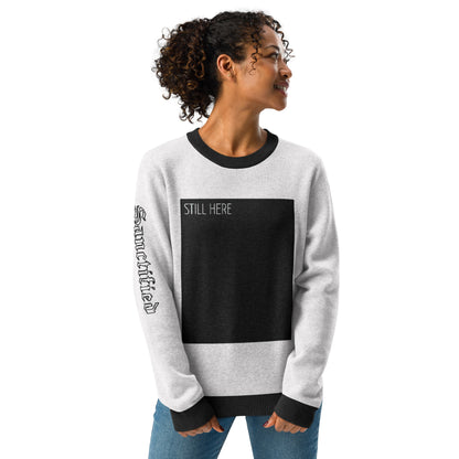 STILL HERE- Knitted crew neck sweater