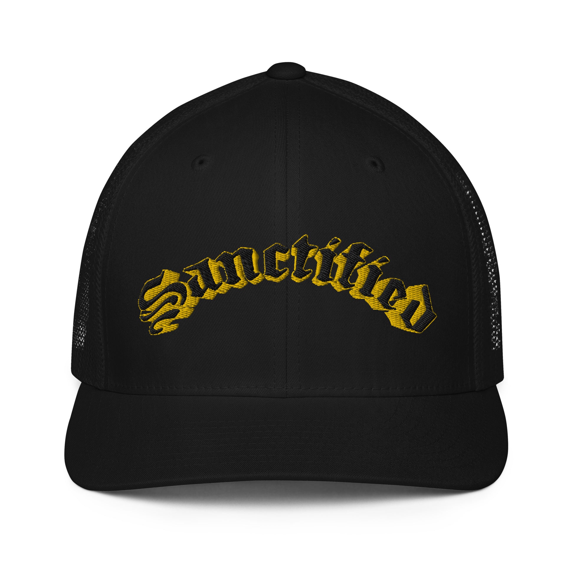 Sanctified Signature- Closed-back trucker cap