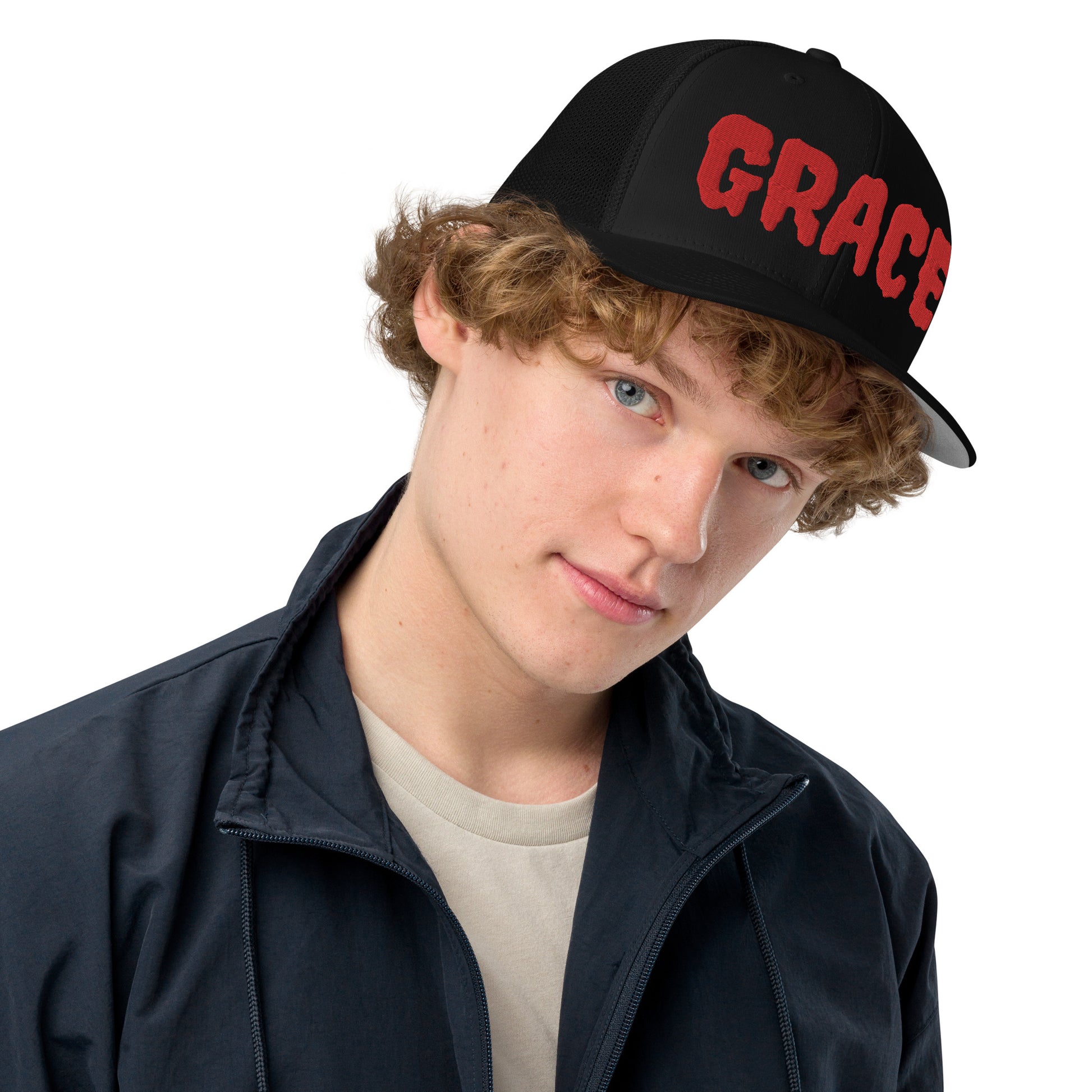 Grace- Closed-back trucker cap