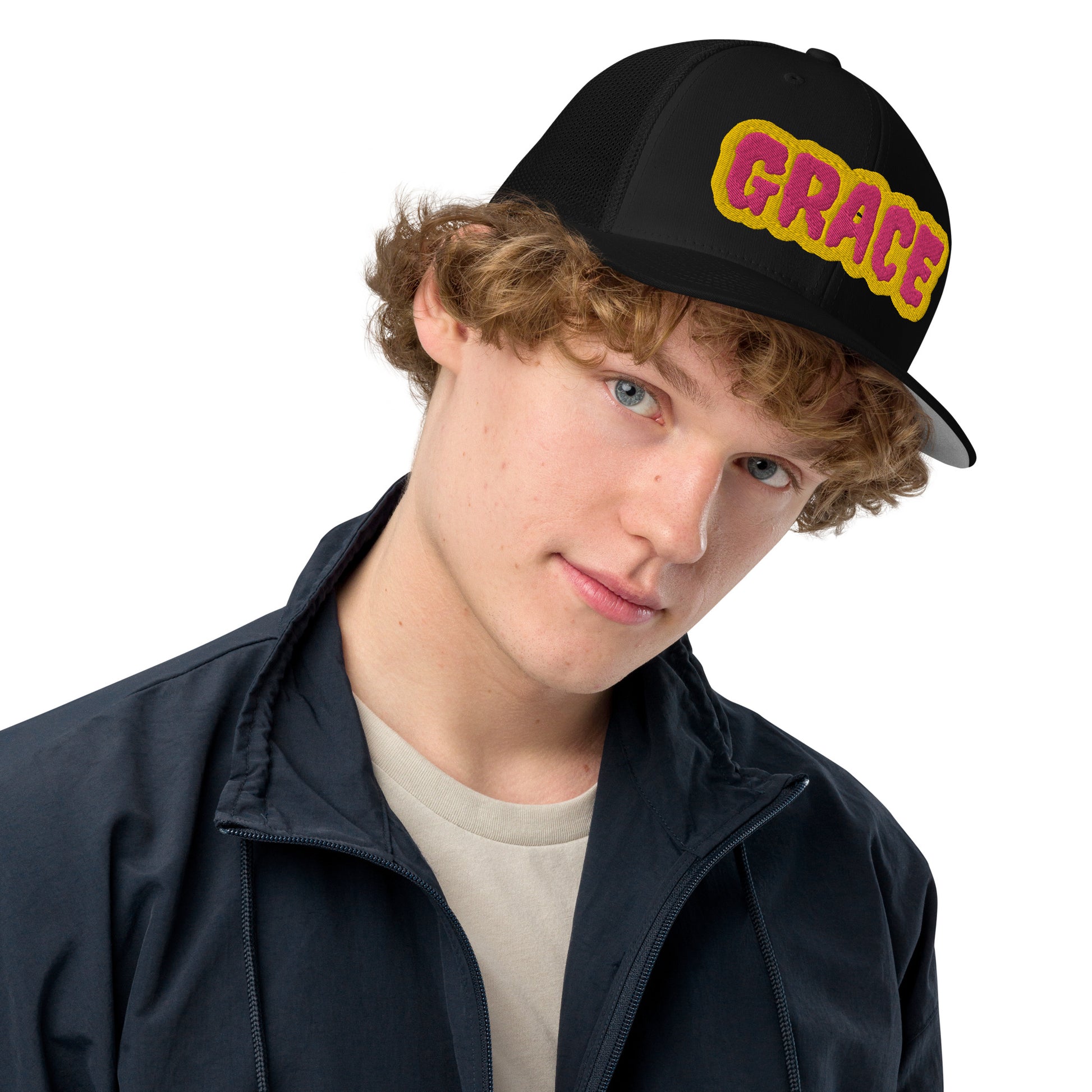 Grace- Closed-back trucker cap